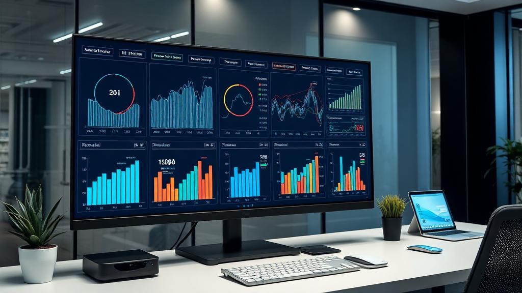 A modern AI trading dashboard interface showing positive trends.